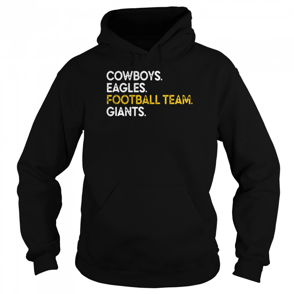 Cowboys eagles football team giants  Unisex Hoodie