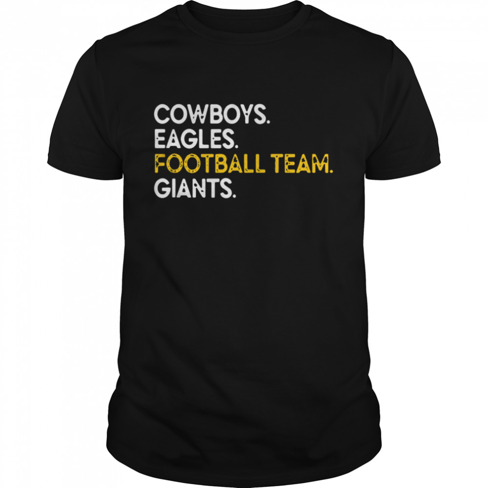 Cowboys eagles football team giants  Classic Men's T-shirt