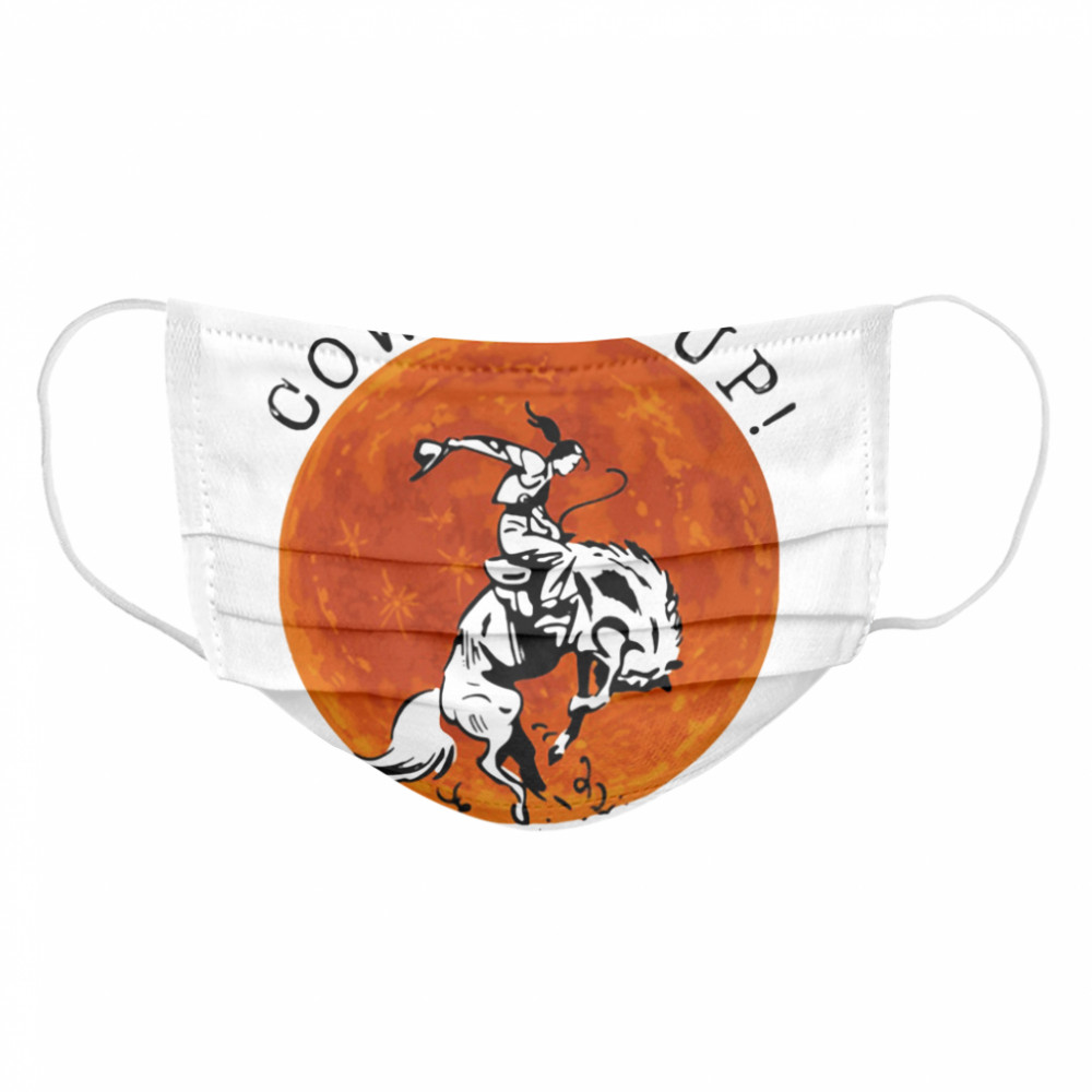 Cowgril Up The Moon  Cloth Face Mask