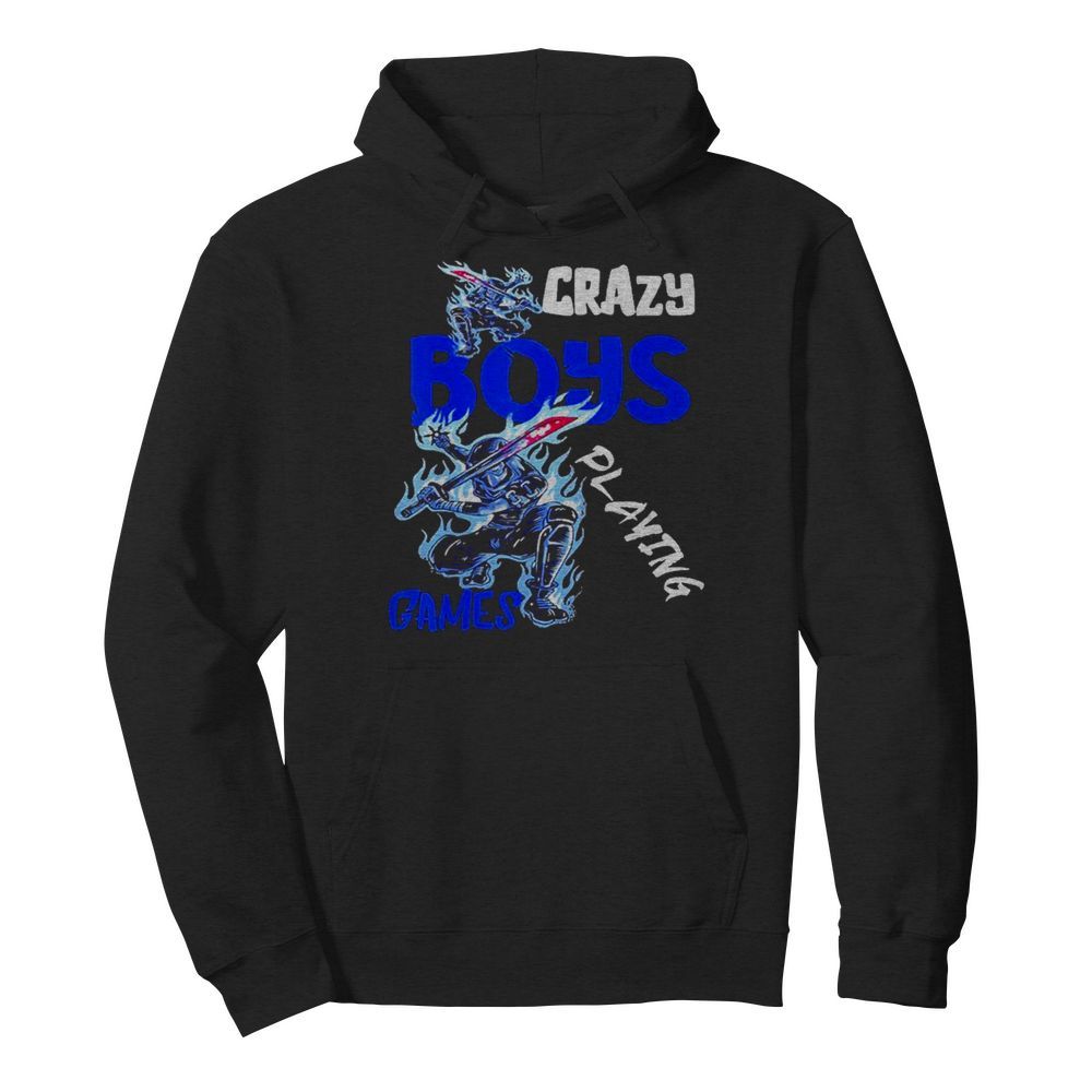 Crazy boys playing games console player pc computer gaming us 2021  Unisex Hoodie