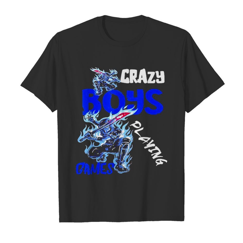 Crazy boys playing games console player pc computer gaming us 2021  Classic Men's T-shirt