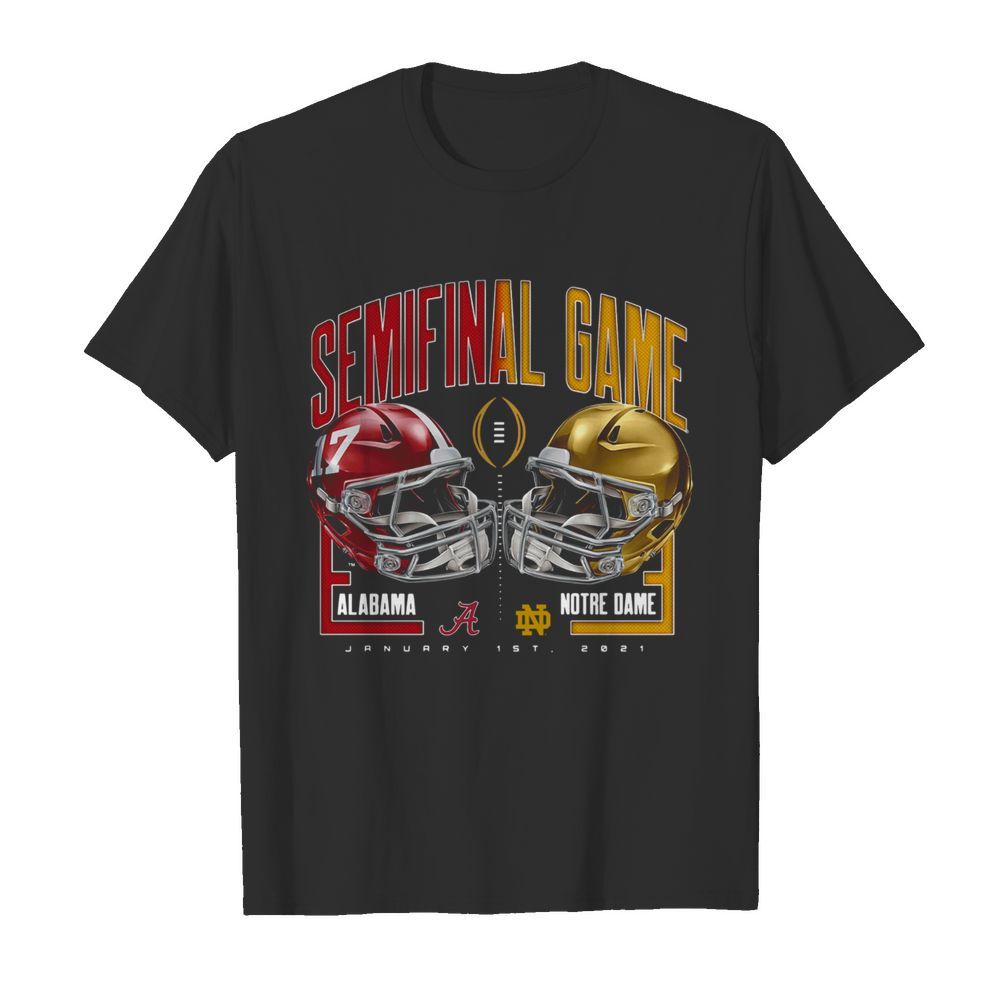 Crimson Tide and Notre Dame Fighting Irish Semifinal Game shirt