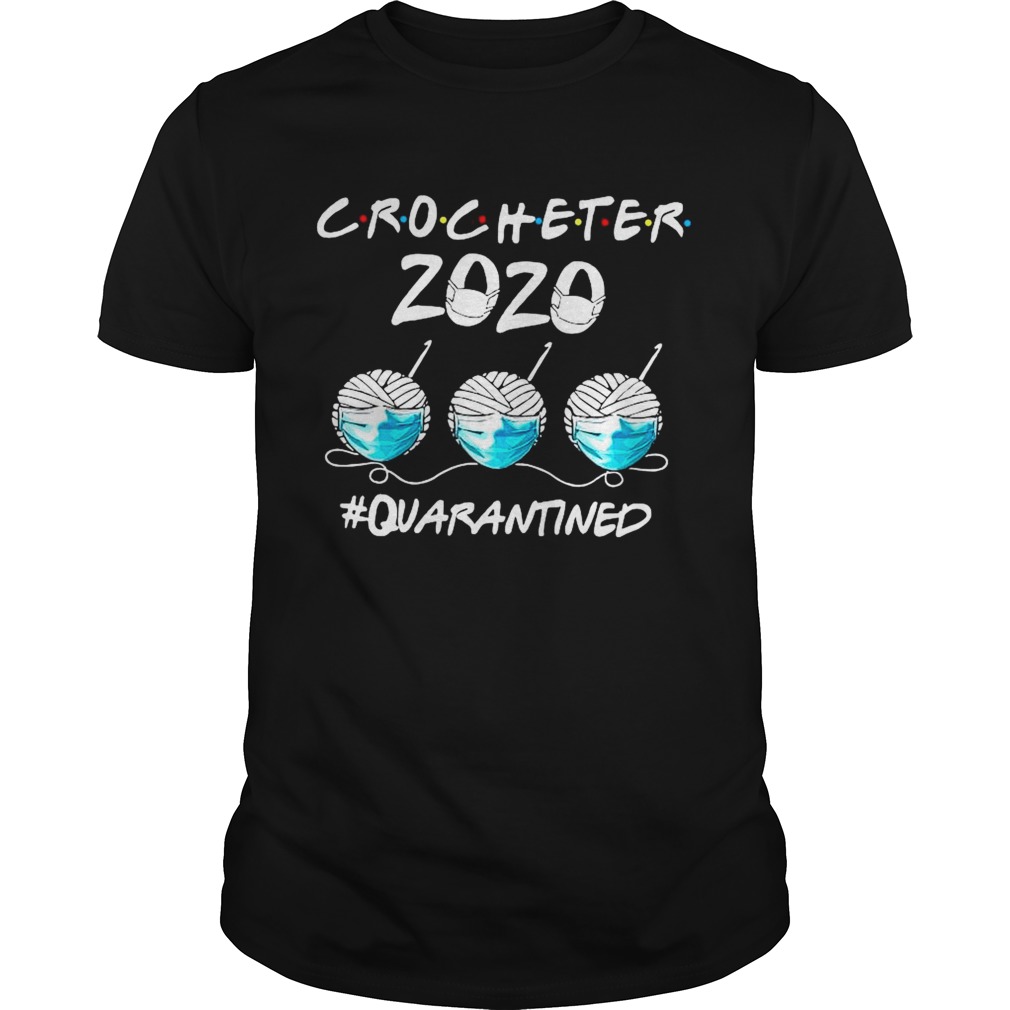 Crocheter 2020 Face Mask Quarantined  Unisex