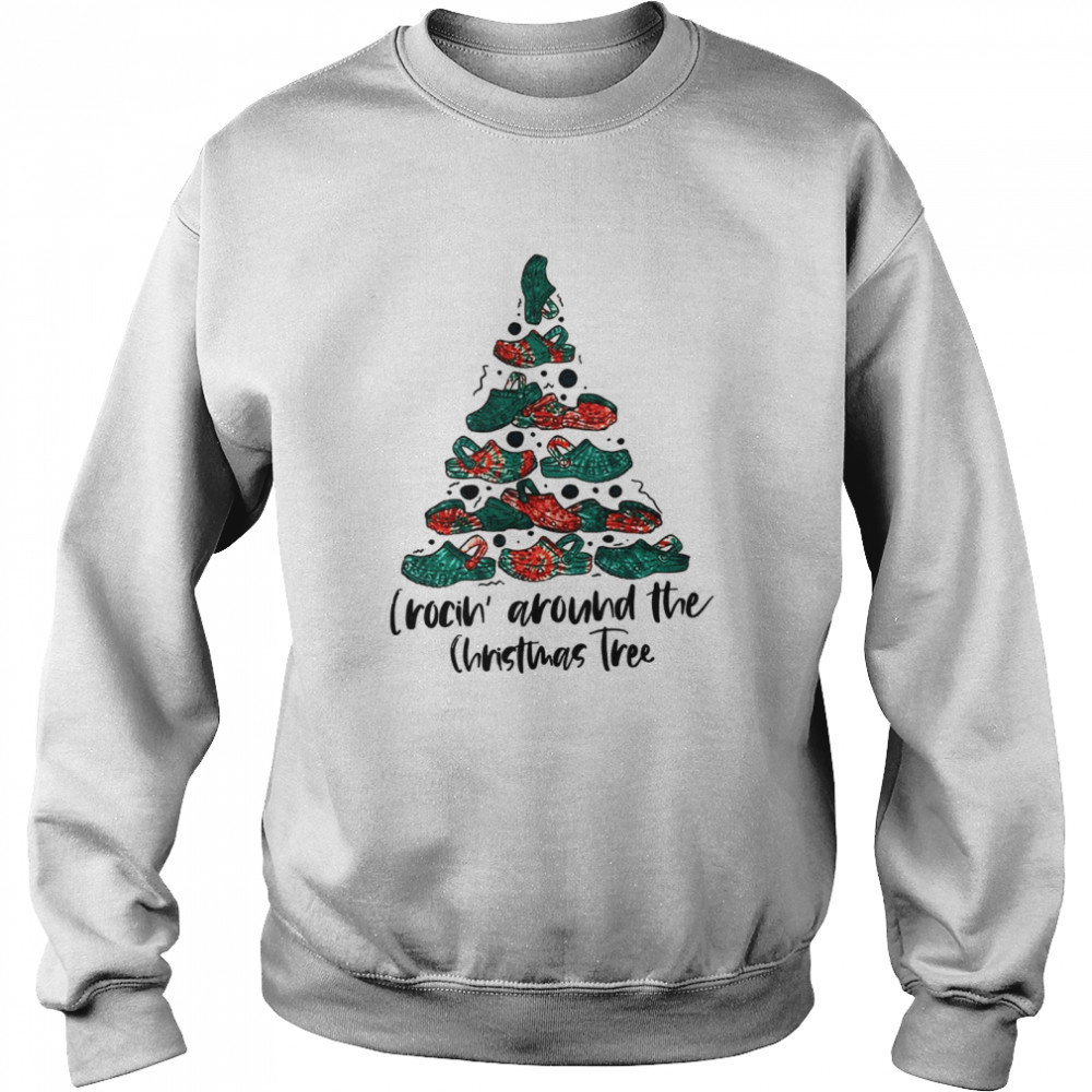 Crocin around the Christmas tree  Unisex Sweatshirt