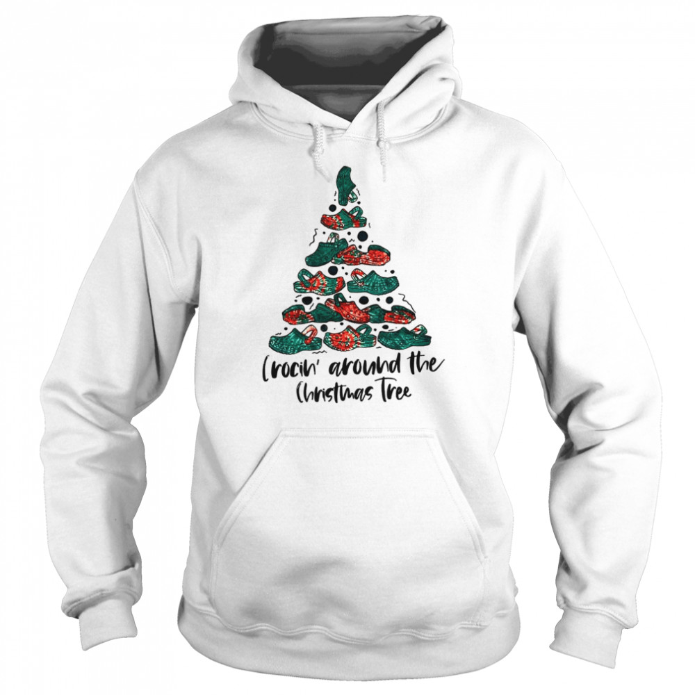 Crocin around the Christmas tree  Unisex Hoodie