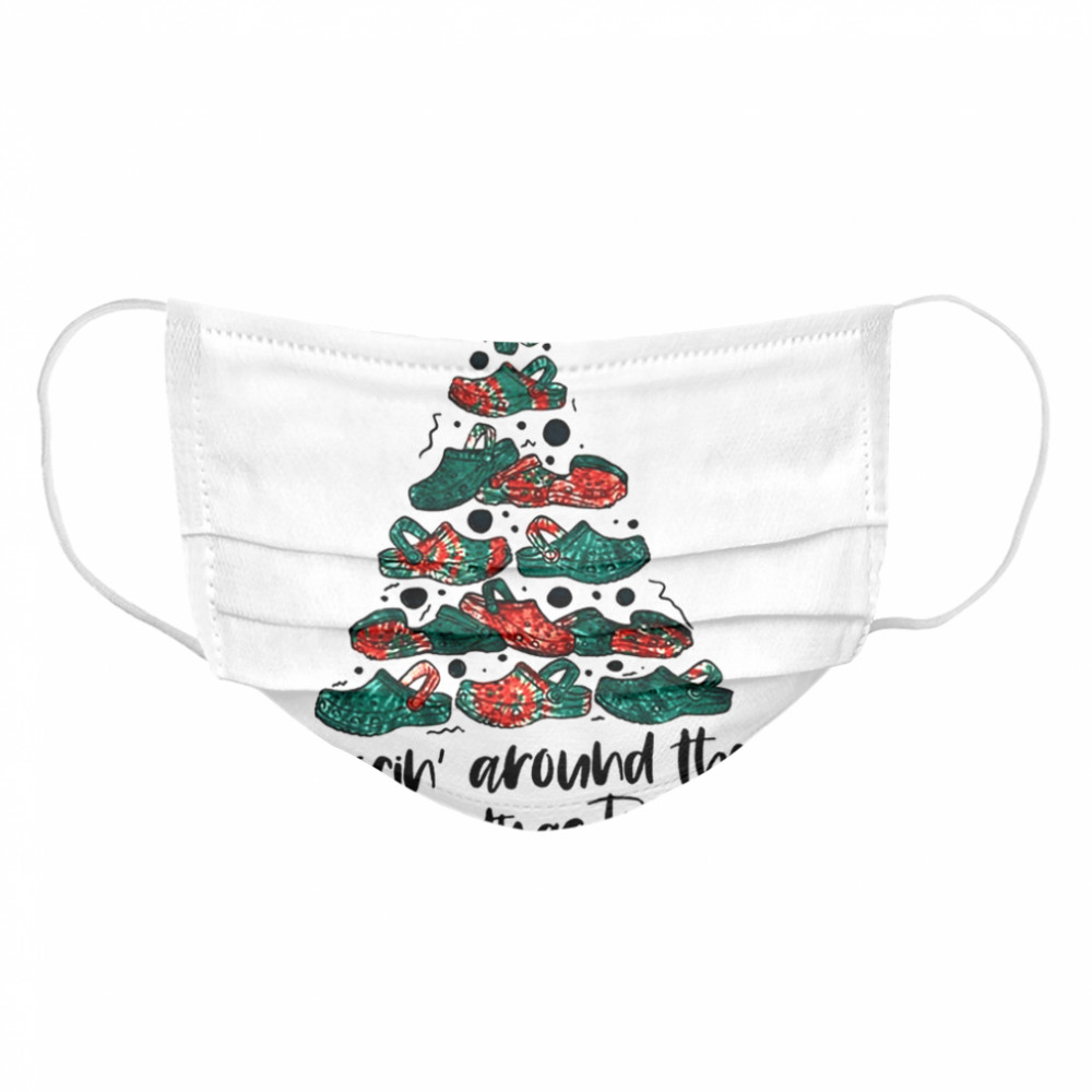 Crocin around the Christmas tree  Cloth Face Mask