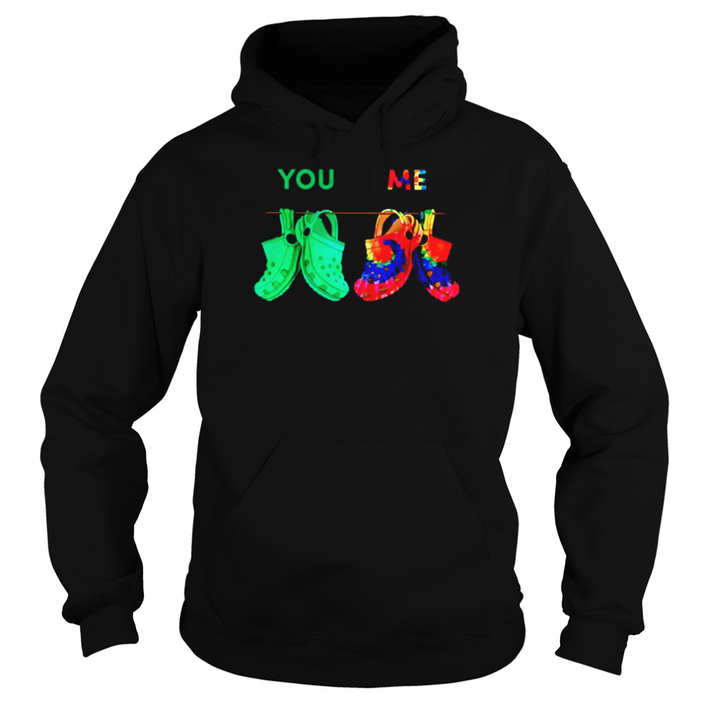 Crocs Hippie You and me  Unisex Hoodie