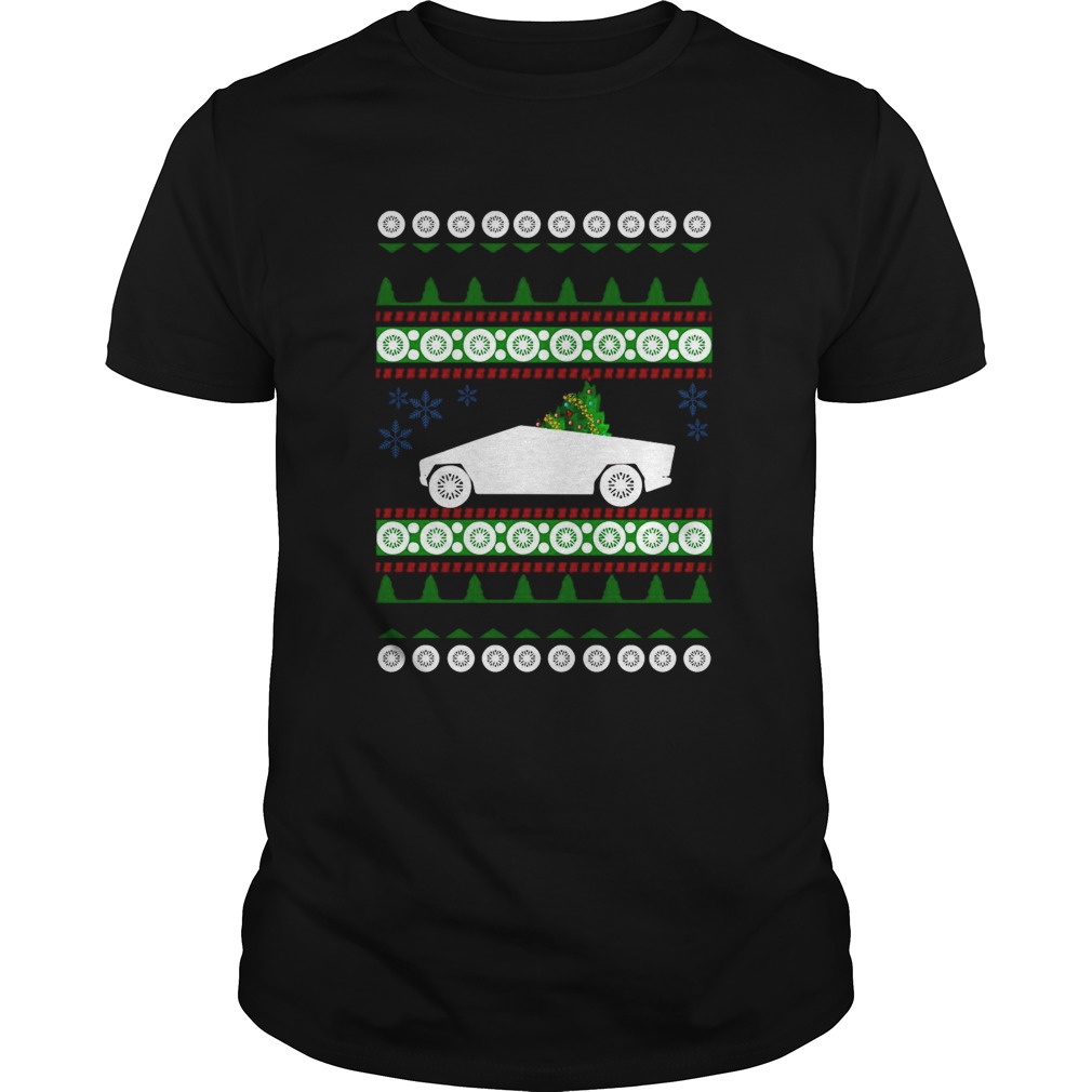 CyberTruck Tesla Ugly Christmas shirt