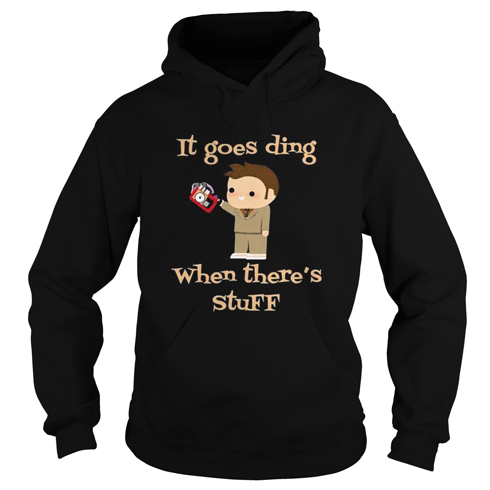 Doctor Who It Goes Ding When Theres Stuff  Hoodie