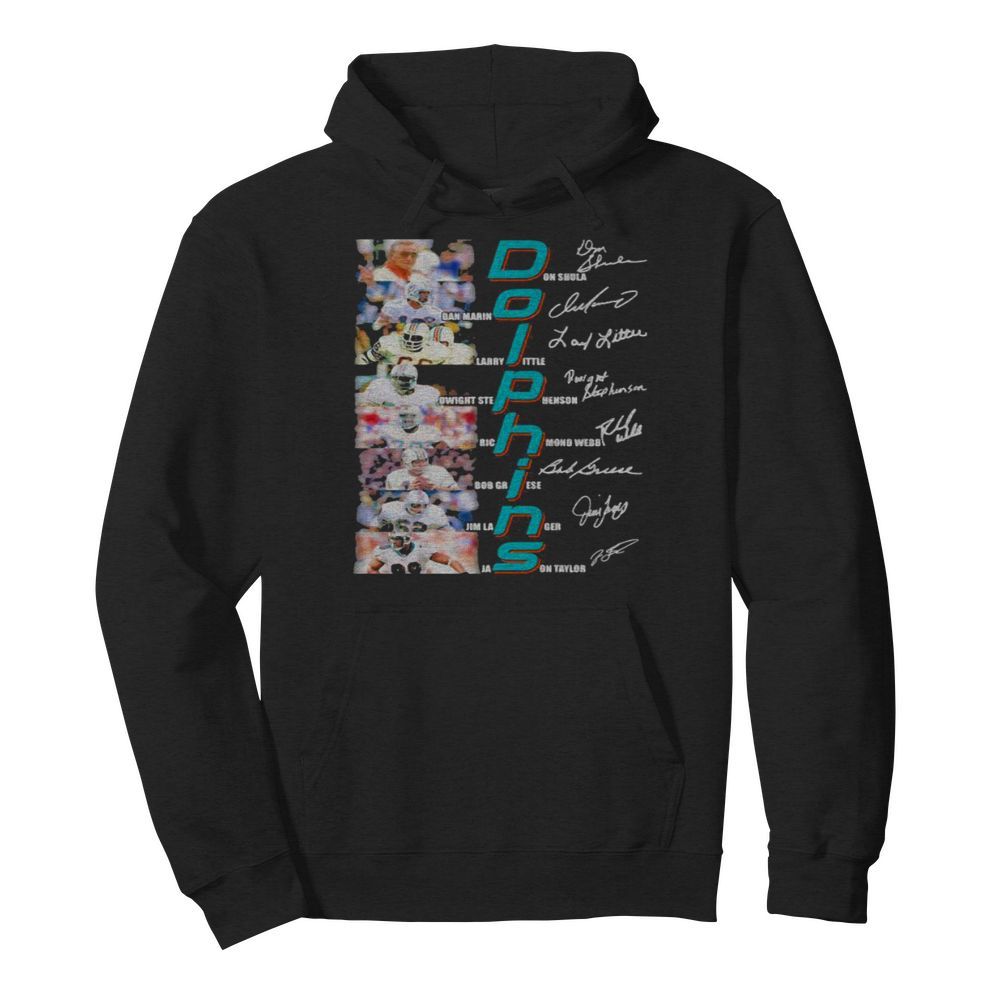 Dolphins Name Player Team Football Signature  Unisex Hoodie