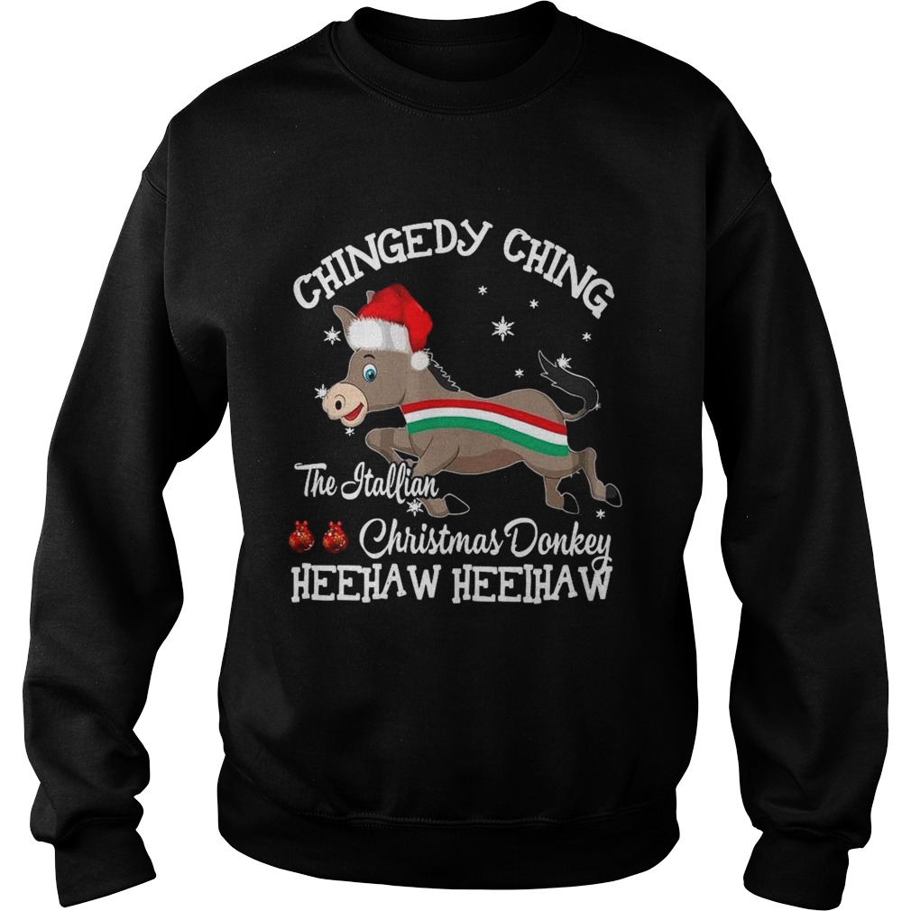 Dominick The Christmas Donkey Italian Christmas Donkey  Sweatshirt