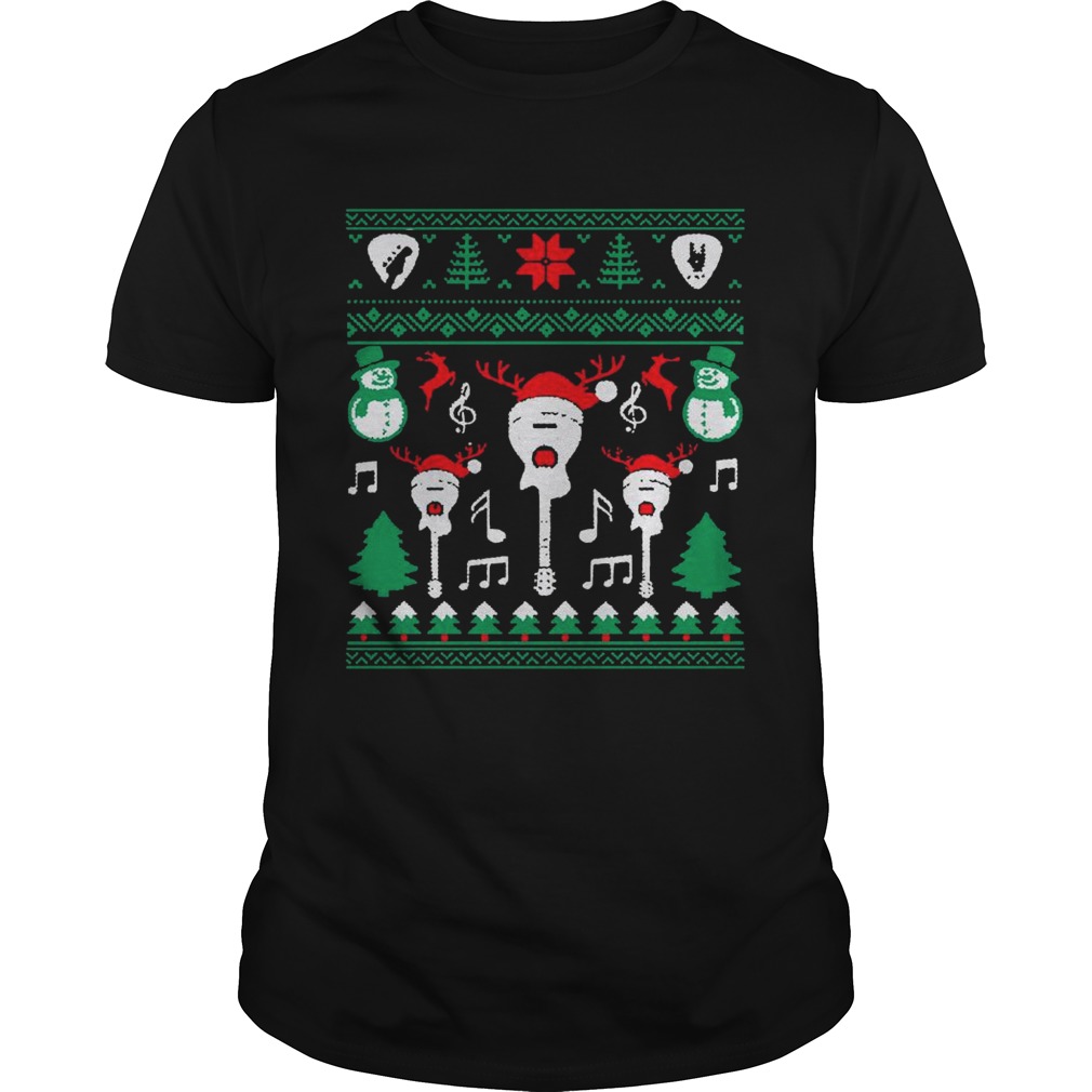 Electric Guitar Ugly Christmas shirt