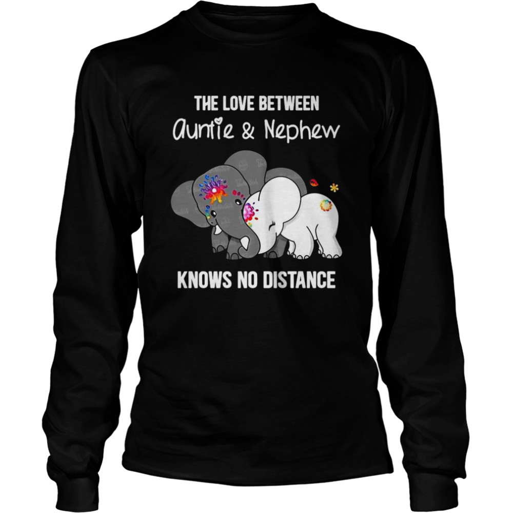 Elephant The Love Between Auntie And Nephew Knows No Distance  Long Sleeved T-shirt