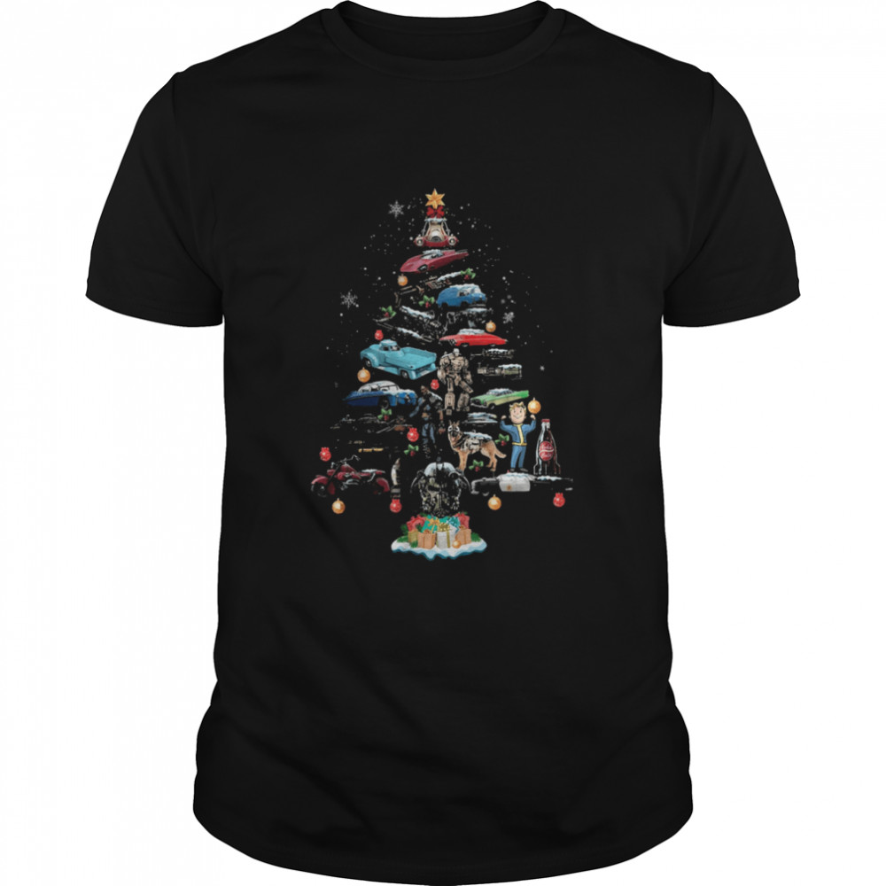 Fallout christmas tree  Classic Men's T-shirt