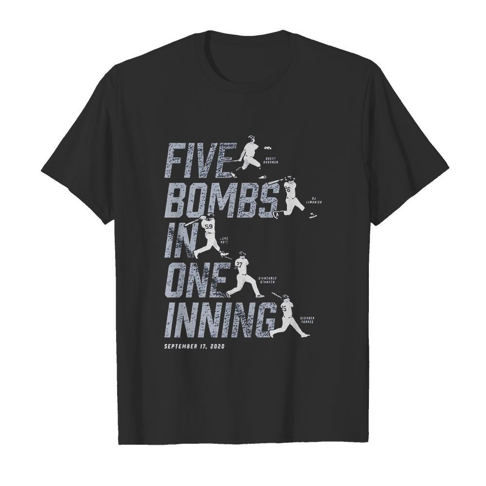 Five Bombs In One Inning shirt