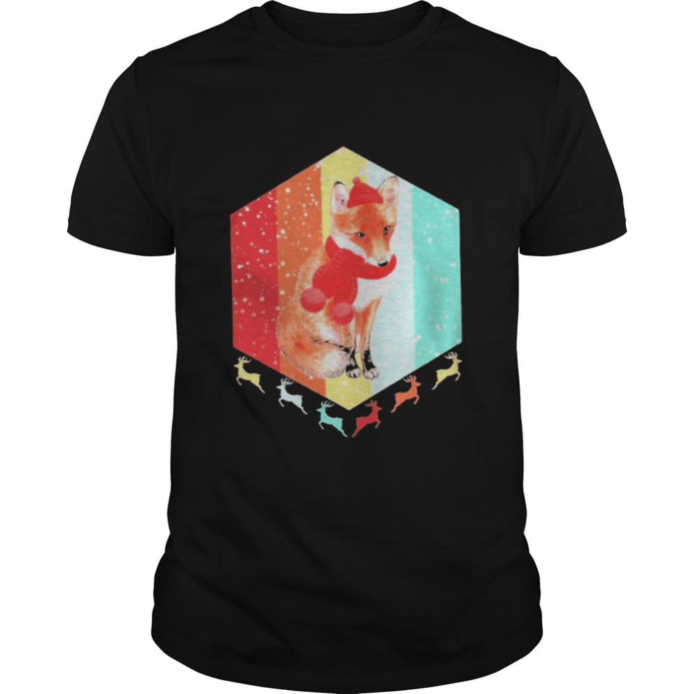 Fox merry christmas shirt