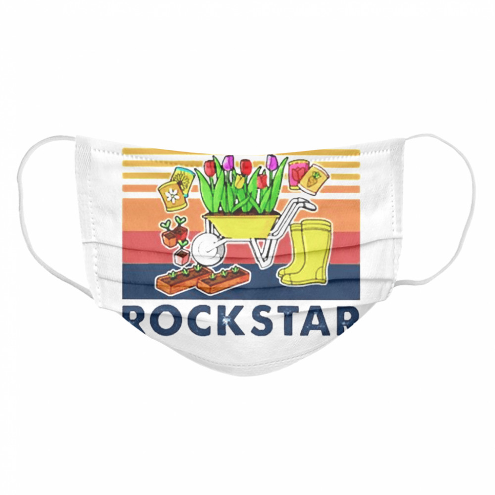 Garden Rock Star  Cloth Face Mask