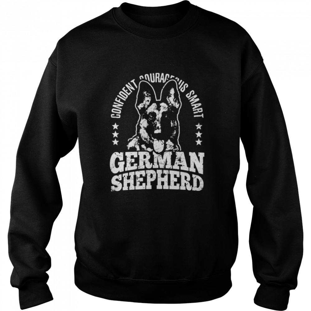 German Shepherd Dog Confident Courageous Smart Alsatian Dog  Unisex Sweatshirt