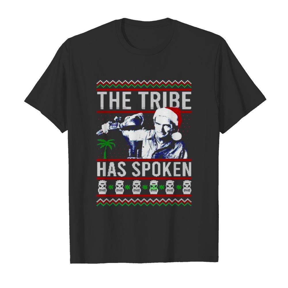 Giddy the tribe has spoken christmas shirt