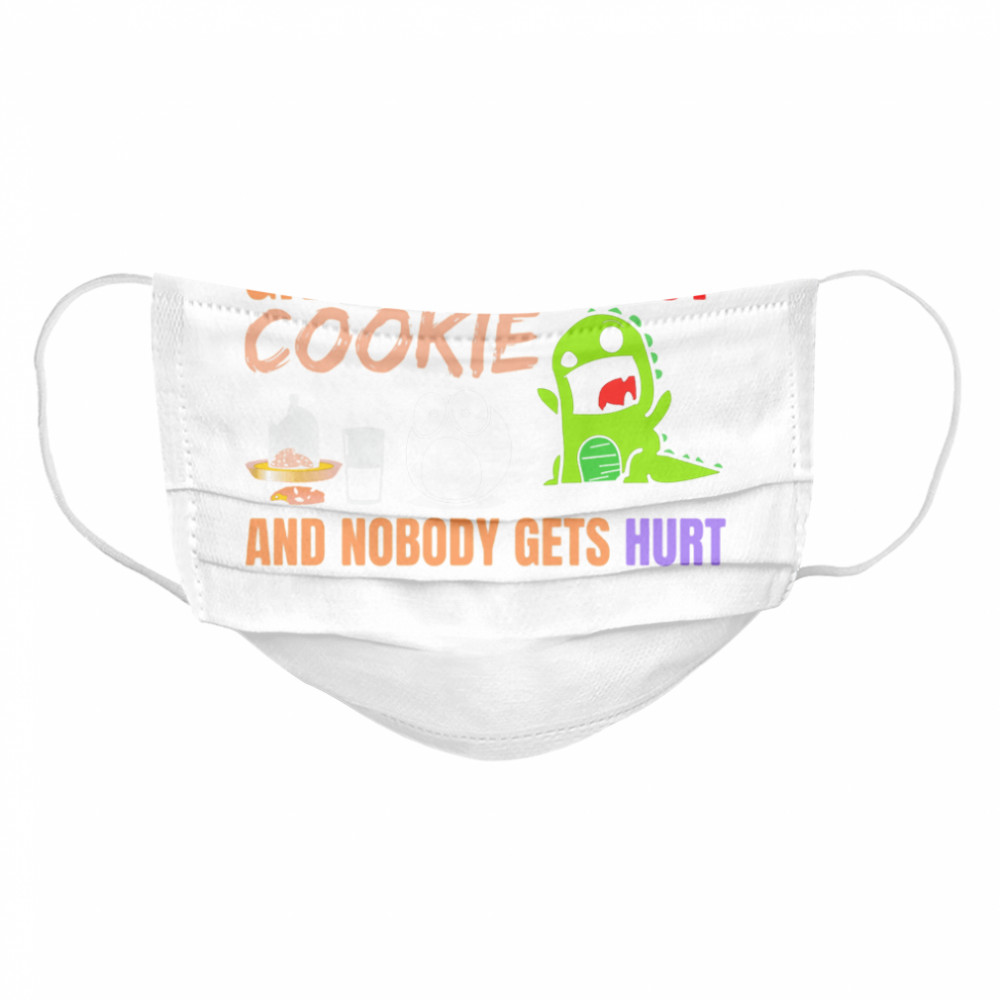 Give Me The Last Cookies And Nobody Gets Hurt Christmas  Cloth Face Mask