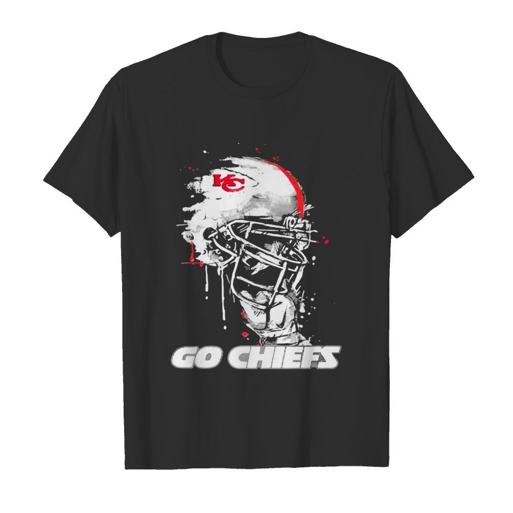 Go Chiefs Kansas City Football Skull  Classic Men's T-shirt