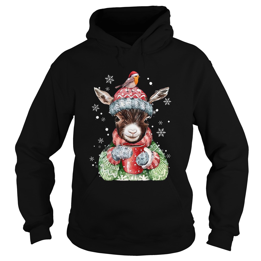 Goat Warm Winter Gift For Farm Animal Lover Ugly Christmas  Hoodie