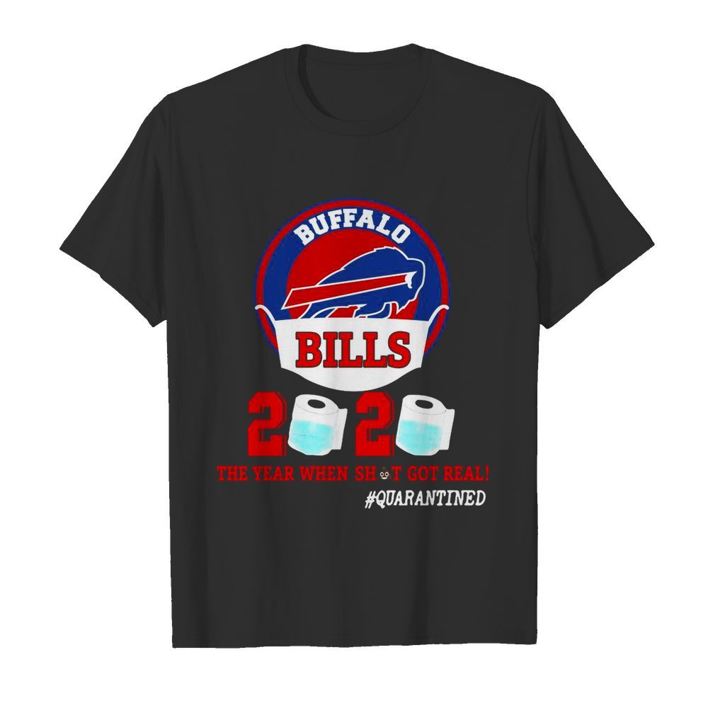 Good Buffalo Bills Face Mask 2020 Toilet Paper The Year When Shit Got Real Quarantine shirt