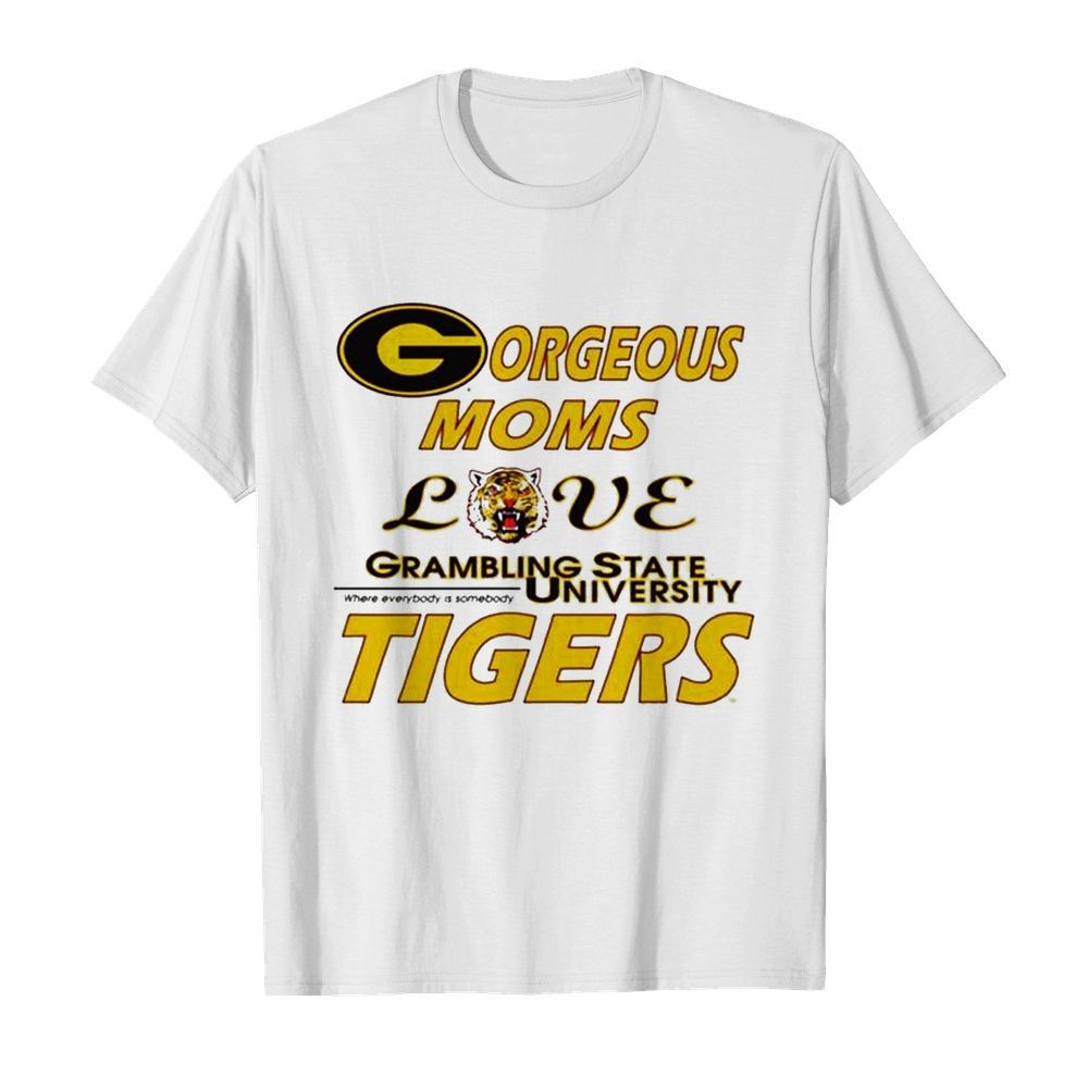 Gorgeous moms love grambling state university Tigers shirt