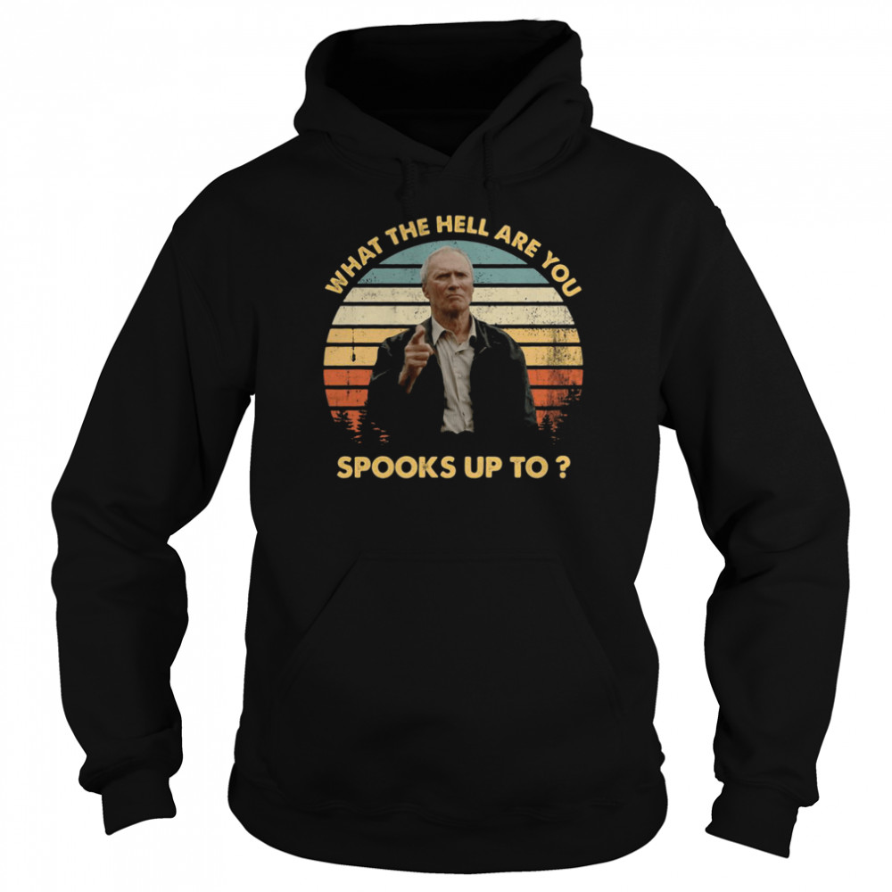 Gran Torino what the hell are you spooks up to vintage  Unisex Hoodie