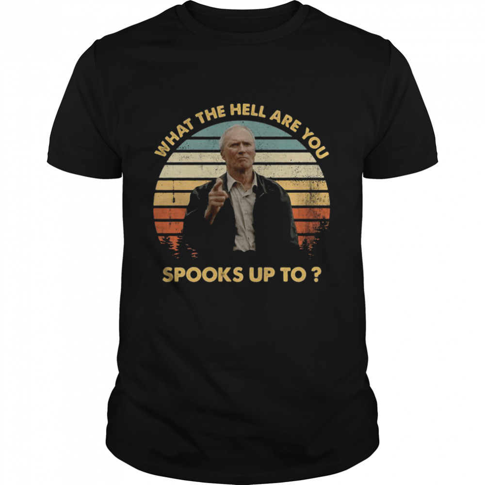 Gran Torino what the hell are you spooks up to vintage  Classic Men's T-shirt