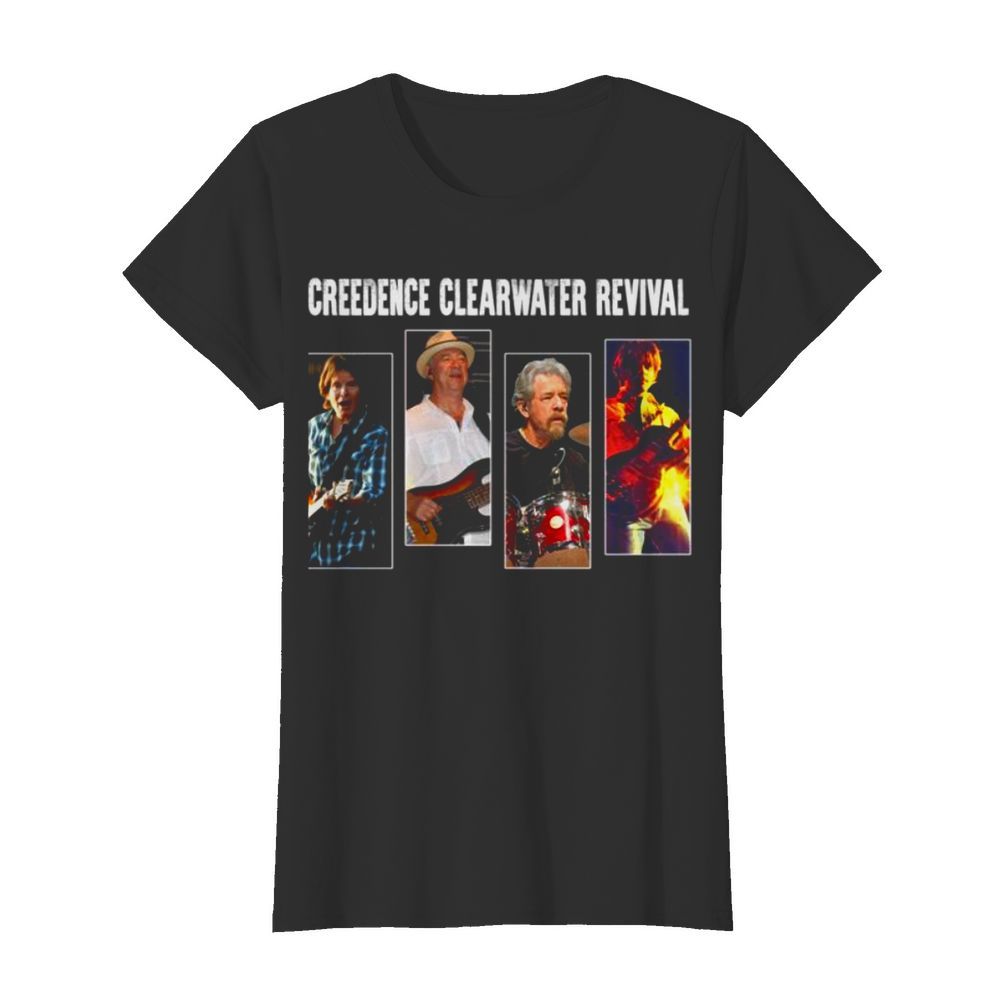 Graphic Creedence Clearwater Revival In Concert Camiseta Ajustable  Classic Women's T-shirt