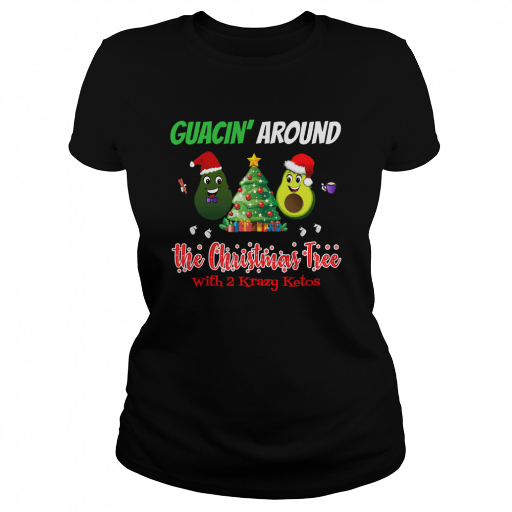 Guacin around the Christmas tree with 2KK  Classic Women's T-shirt