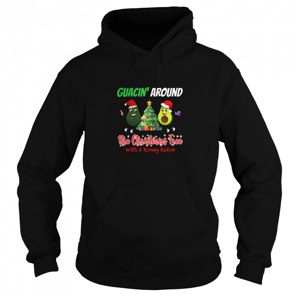 Guacin around the Christmas tree with 2KK  Unisex Hoodie