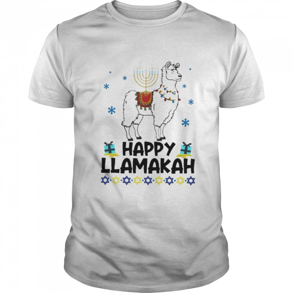 Hanukkah happy llamakah 2021 shirt