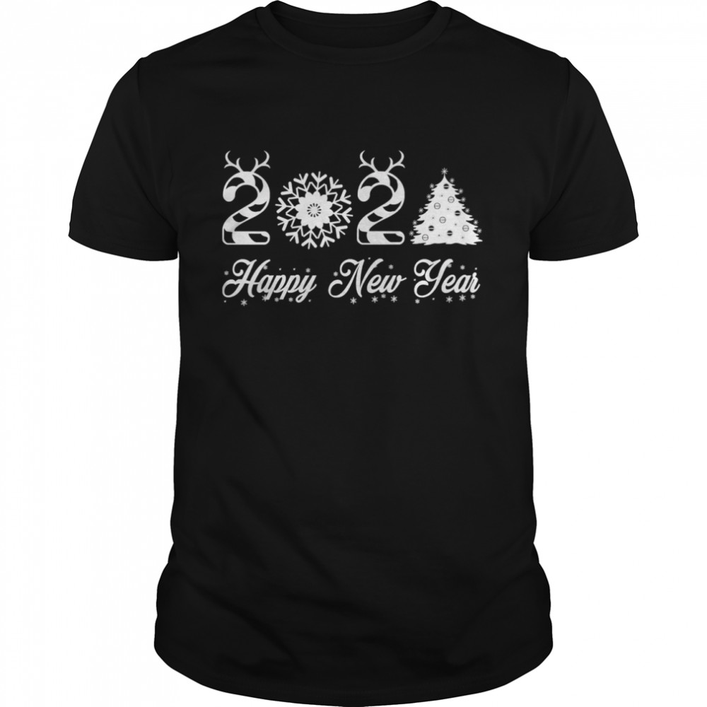 Happy New Year 2021 Christmas Tree Xmas’s  Classic Men's T-shirt