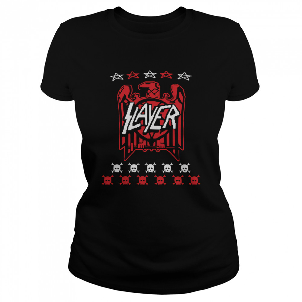 Happy Slayer Eagle Skull  Classic Women's T-shirt