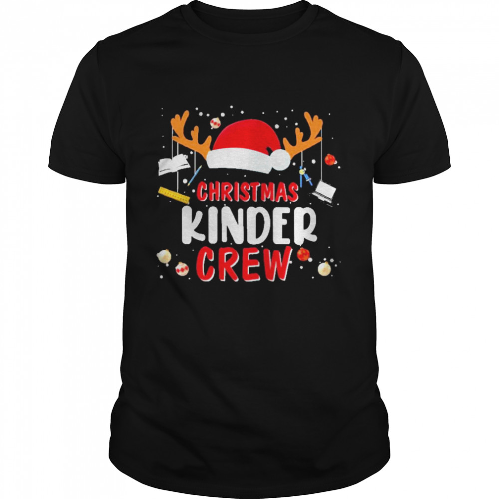 Hat santa christmas kinder crew sweat shirt