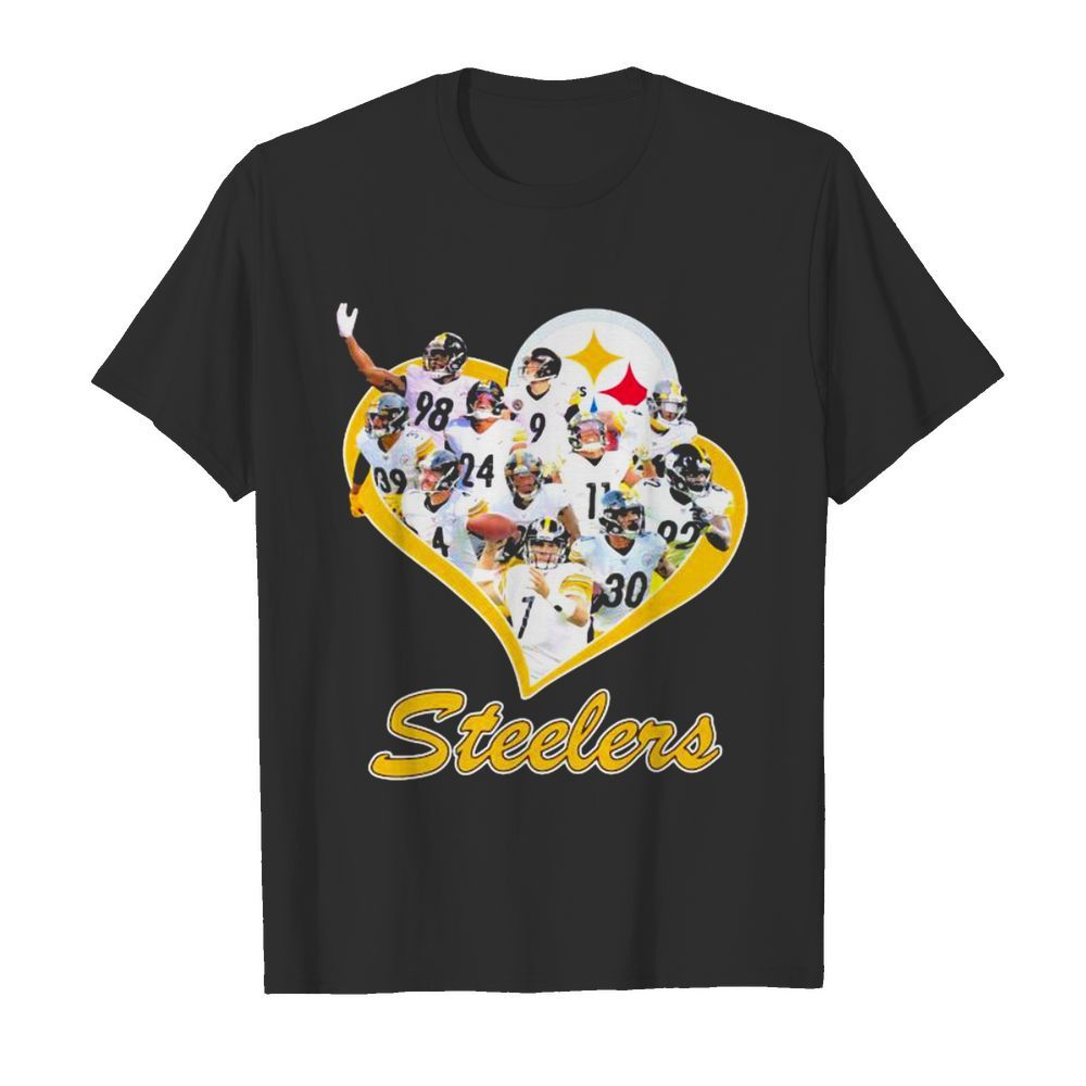 Heart Football Pittsburgh Steelers shirt