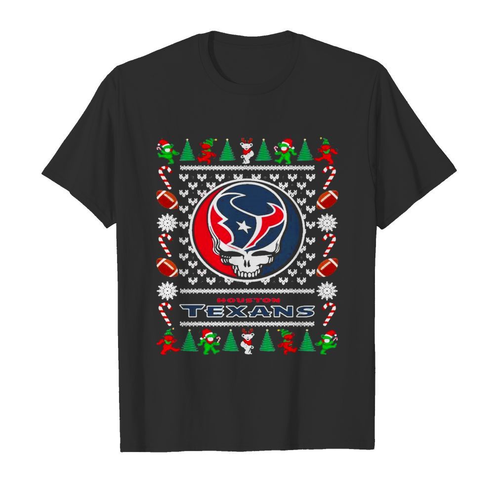 Houston texans grateful dead ugly christmas shirt