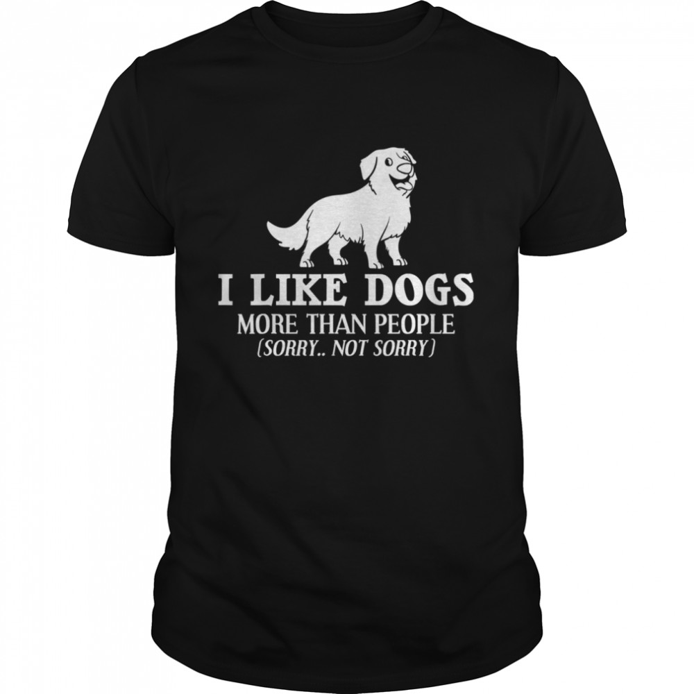 I Like Dogs More Than People Bernese Mountain Puppies shirt