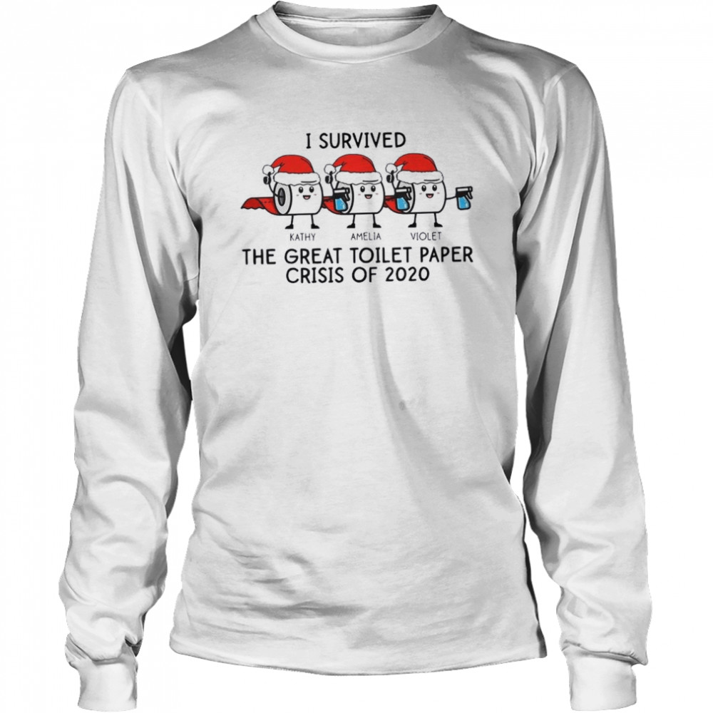 I Survived The Great Toilet Paper Crisis Of 2020 Christmas  Long Sleeved T-shirt