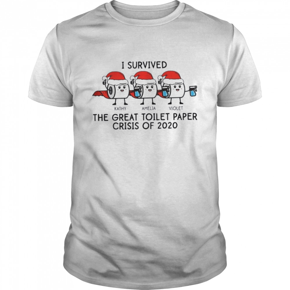 I Survived The Great Toilet Paper Crisis Of 2020 Christmas  Classic Men's T-shirt