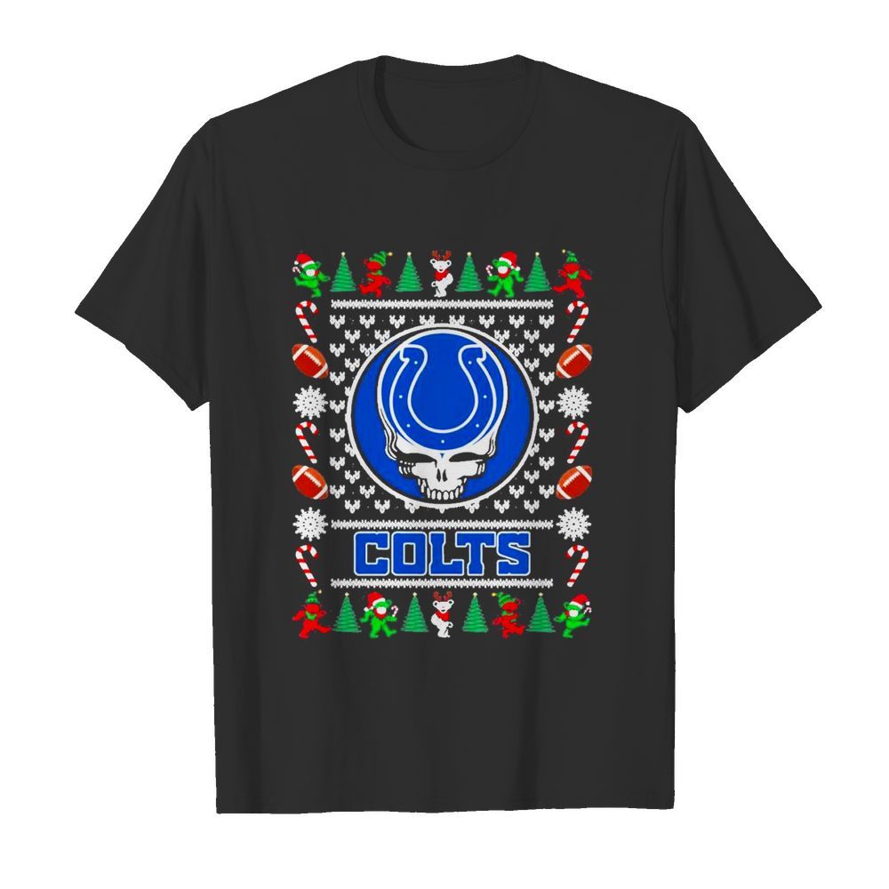 Indianapolis colts grateful dead ugly christmas shirt