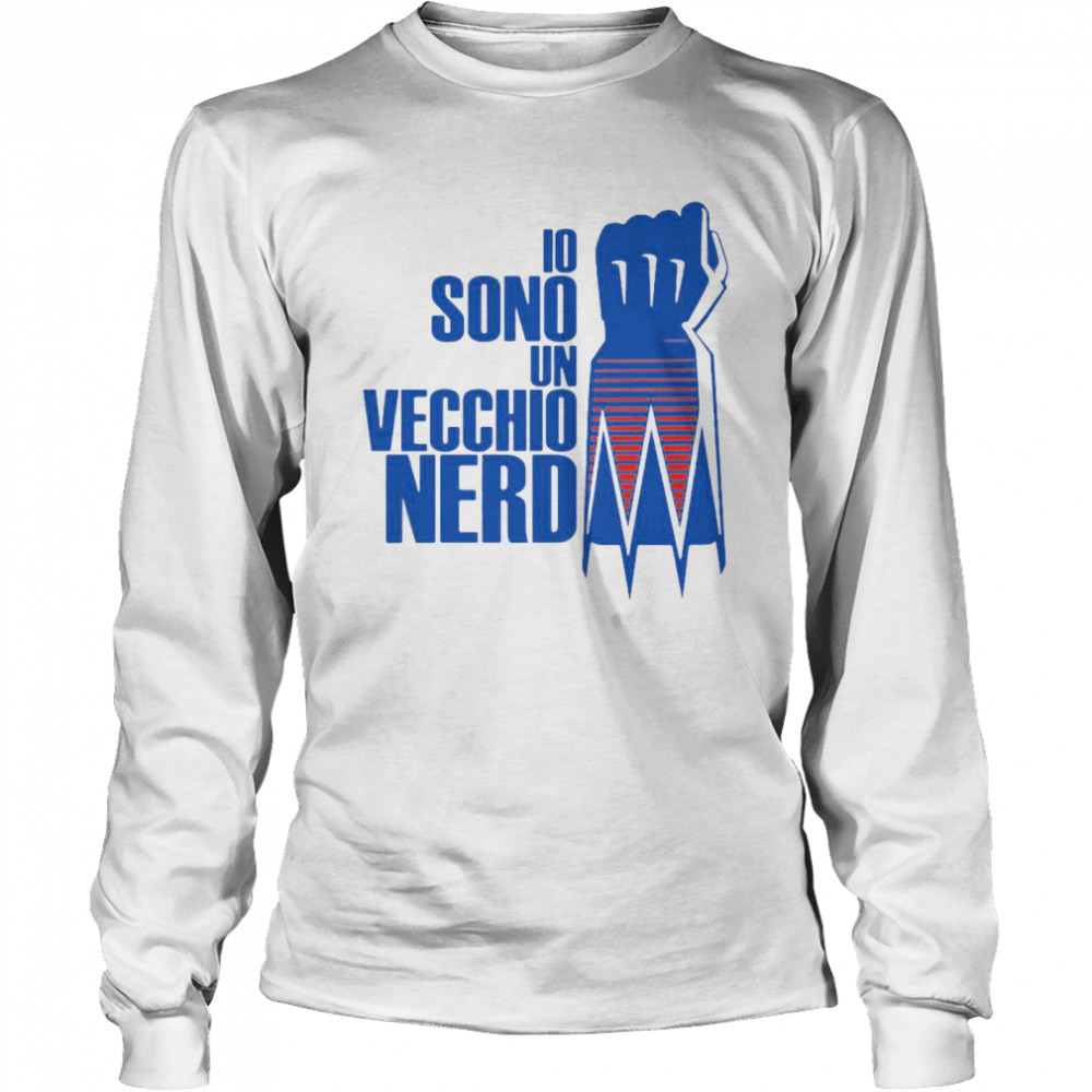 Io Sono Un Vecchio Nerd  Long Sleeved T-shirt