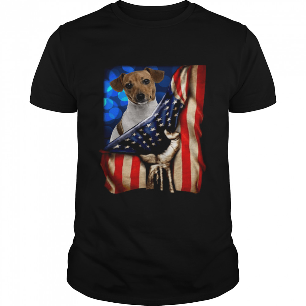 Jack Russell Terrier America 4th Of July Independence Day shirt