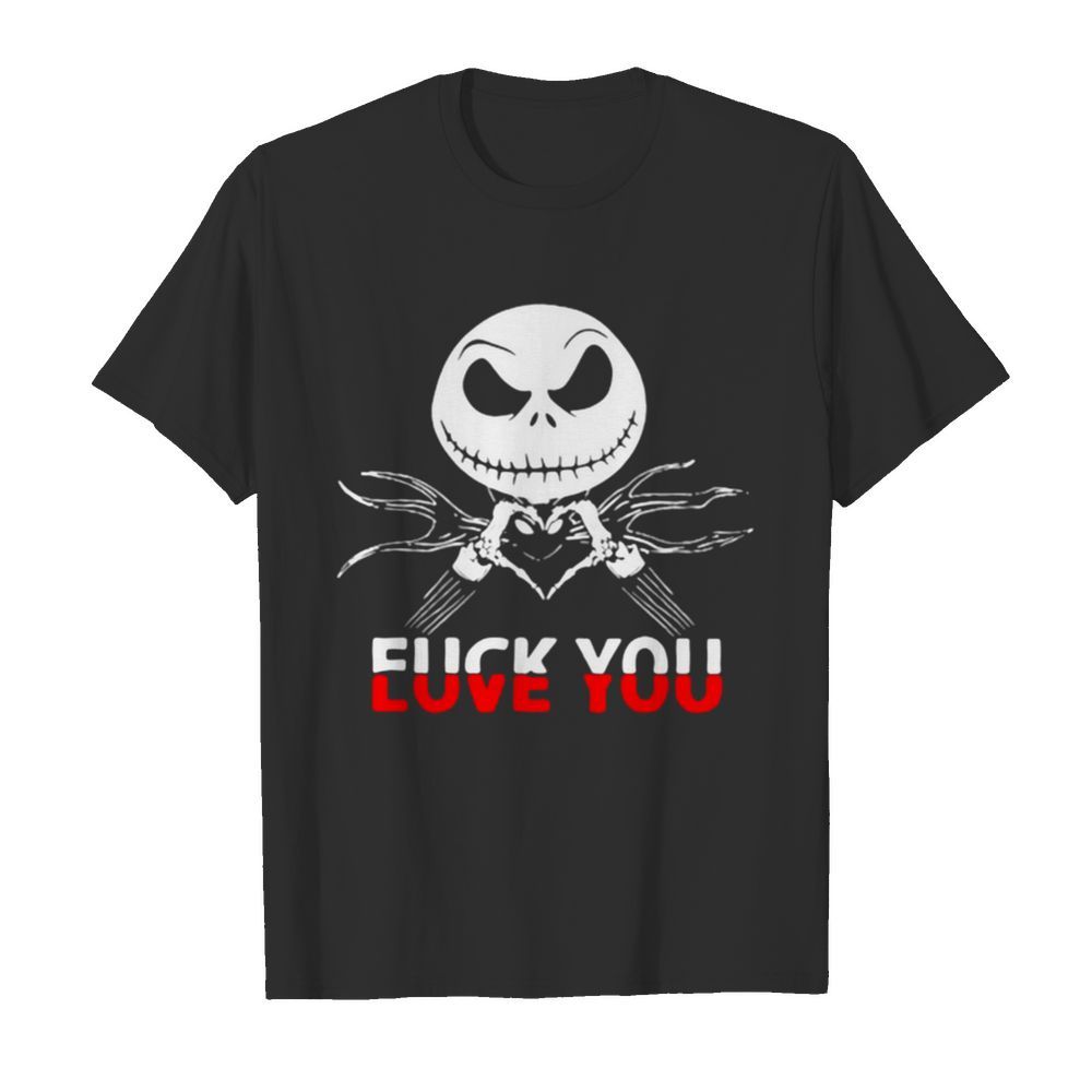 Jack Skeleton Fuck You shirt