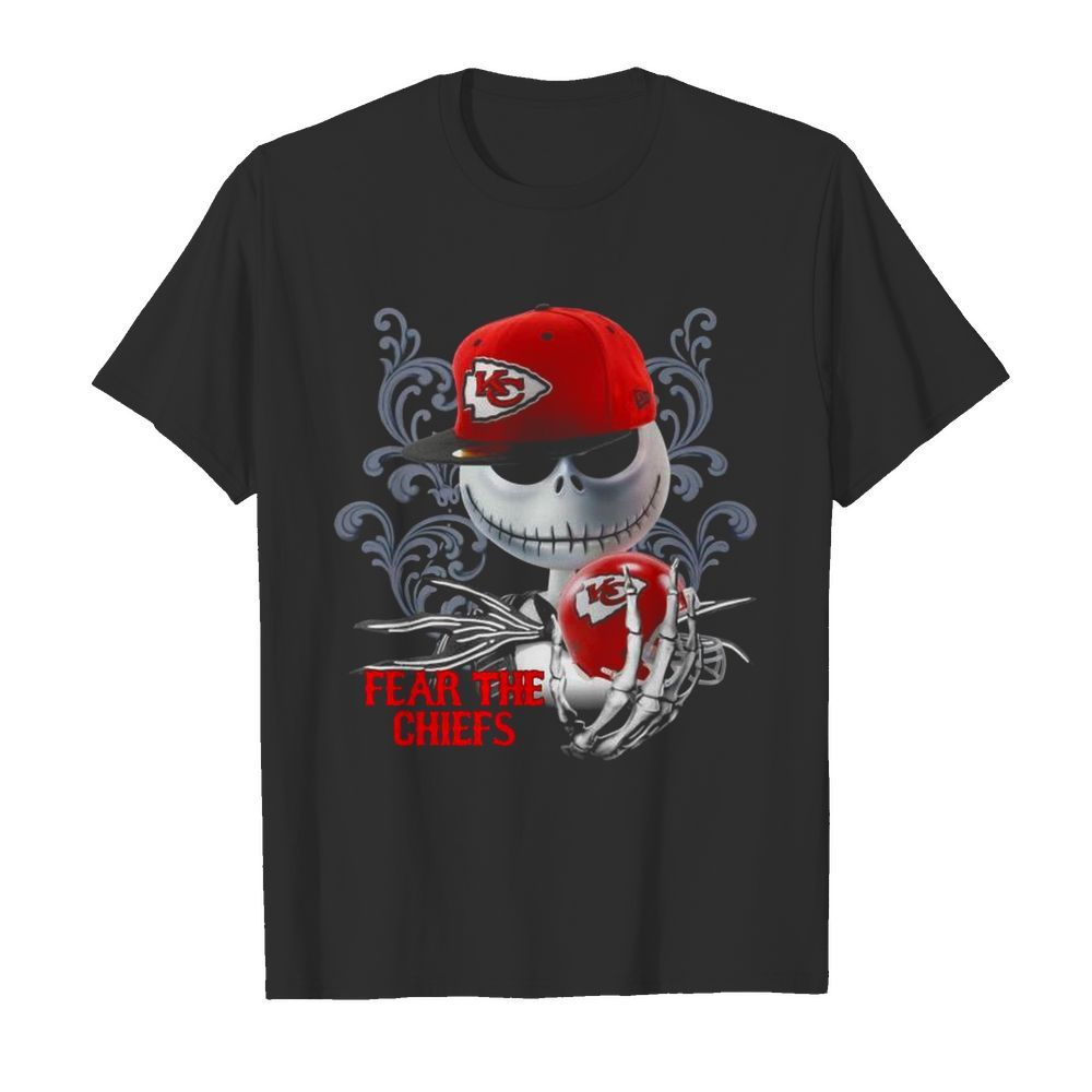 Jack Skellington Fear The Kansas City Chiefs  Classic Men's T-shirt