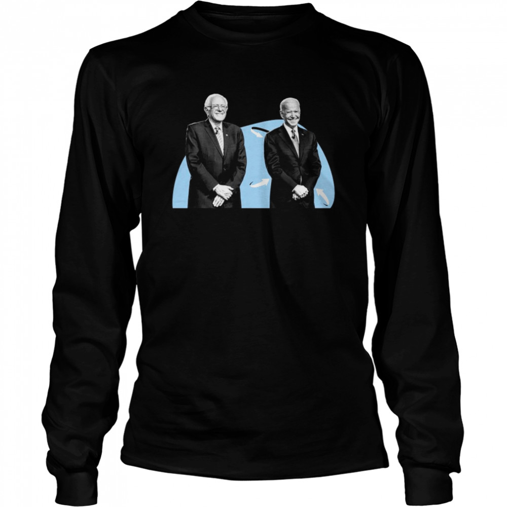 Joe Biden And Bernie Sanders  Long Sleeved T-shirt