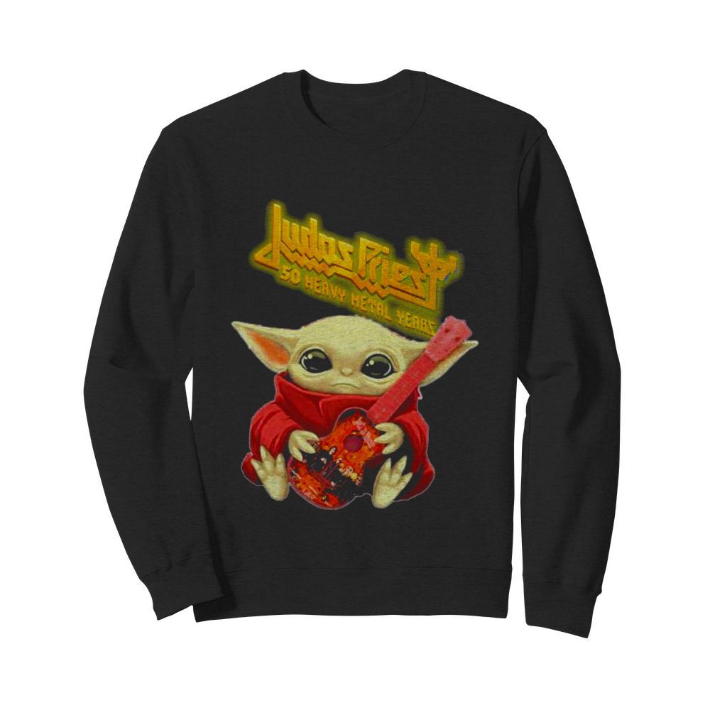 Judas Priest To Play 50 Heavy Metal Years Yoda Guitar  Unisex Sweatshirt