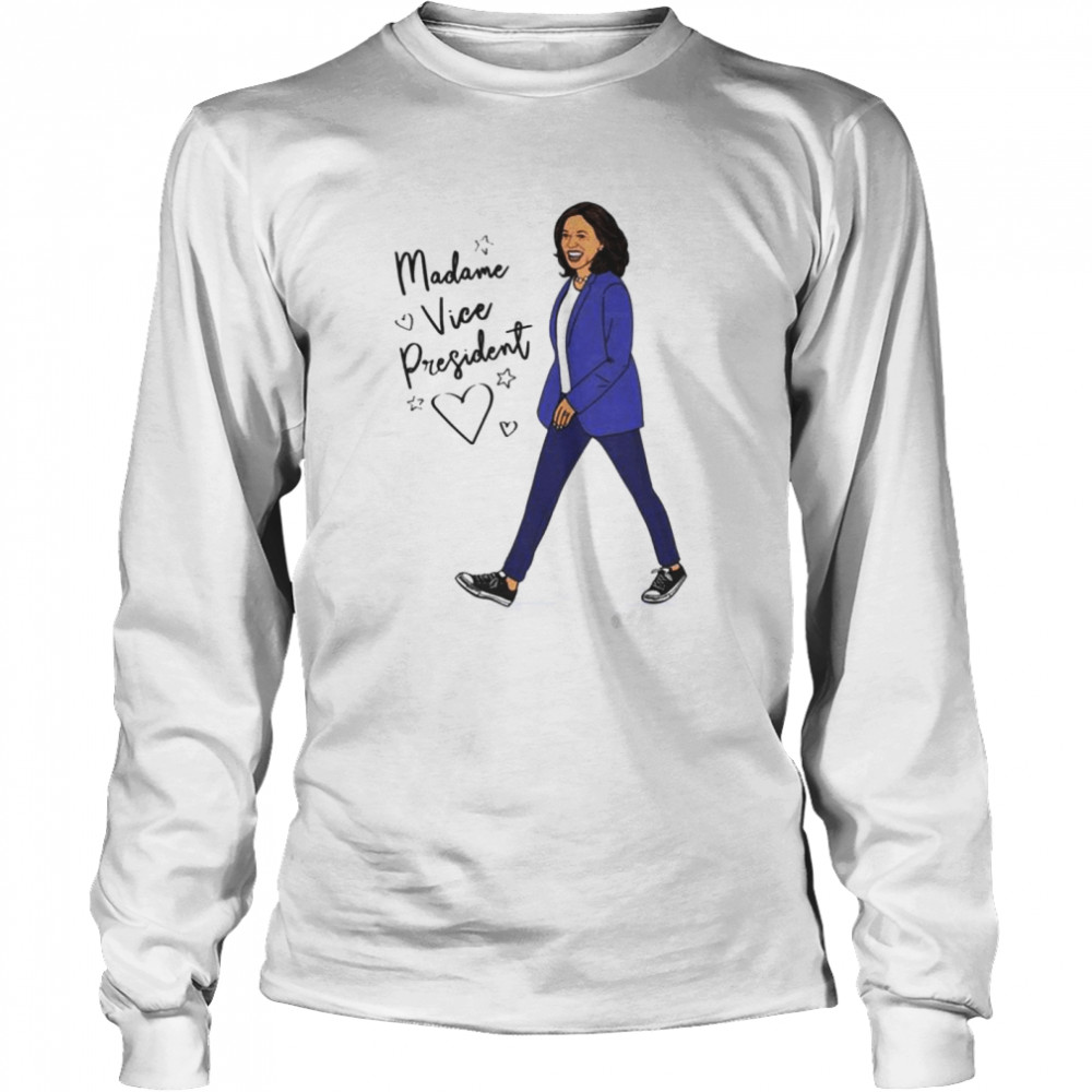 Kamala Harris madame vice president  Long Sleeved T-shirt